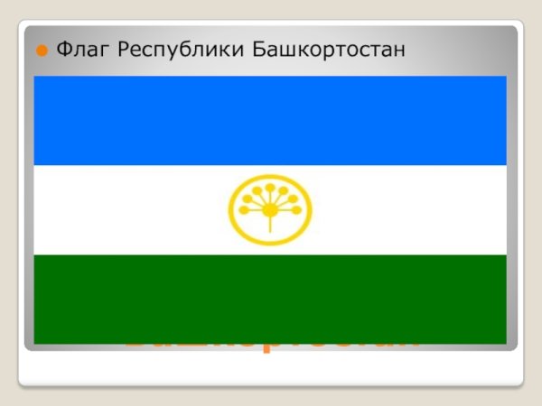 Республика Башкирия флаг