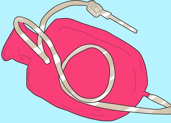 Очистительная клизма рисунок