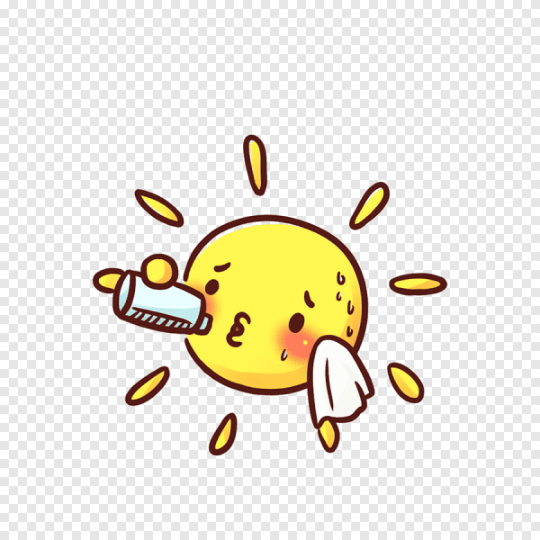 Жара иллюстрация