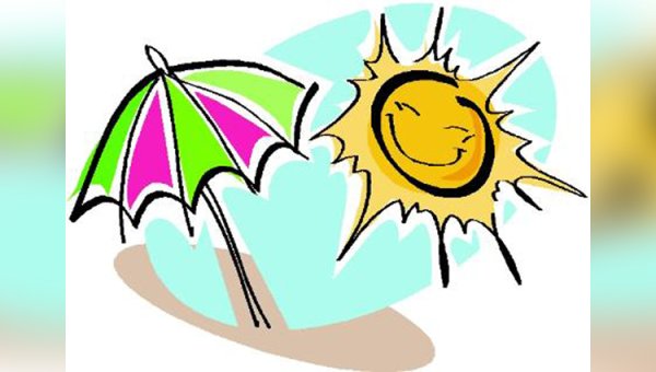 Жара нарисовать