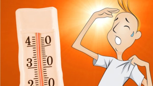 Жара рисунок