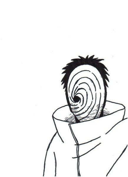 Тоби Наруто рисунок