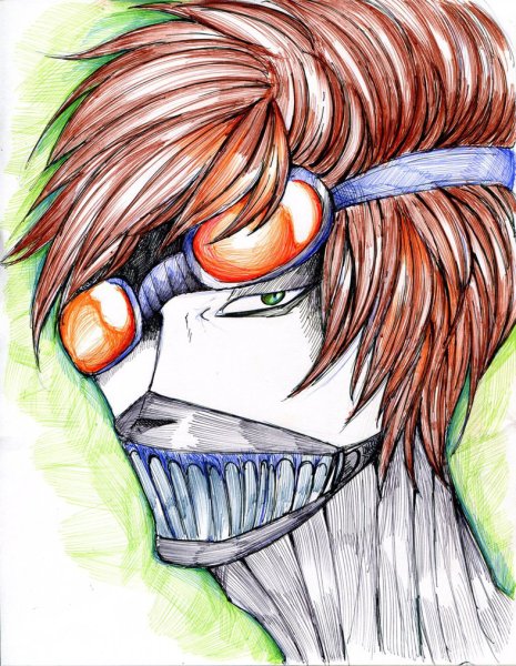 Маска Тоби рисунок