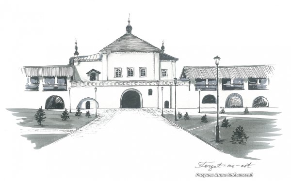 Памятники архитектуры Астрахани рисунок