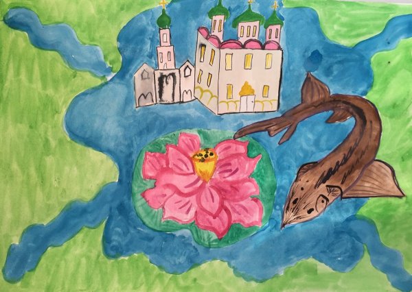 Астрахань рисунки детей