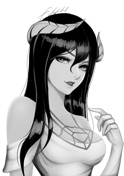 Альбедо Оверлорд арт