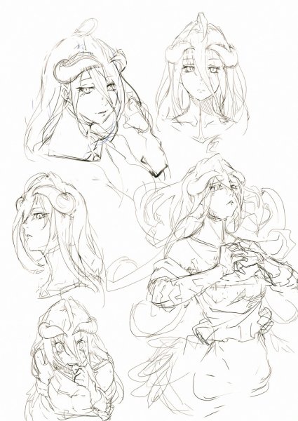 Альбедо скетч Геншин