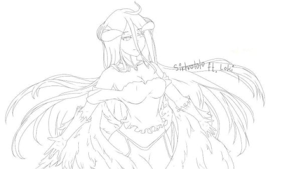 Overlord Albedo Sketch