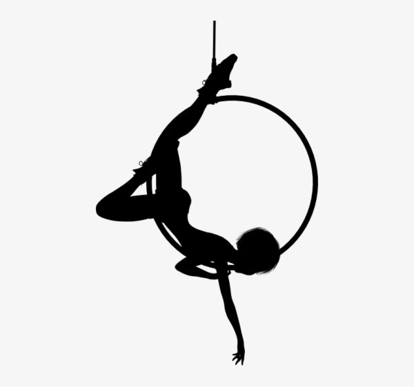 Акробат силуэт