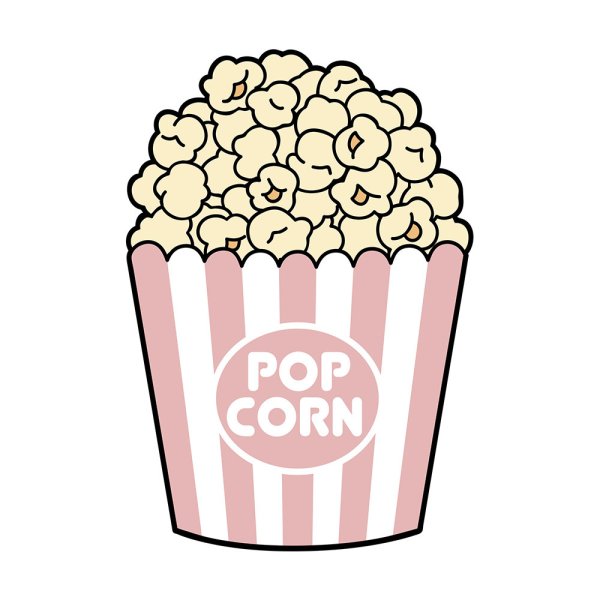 Нарисовать попкорн