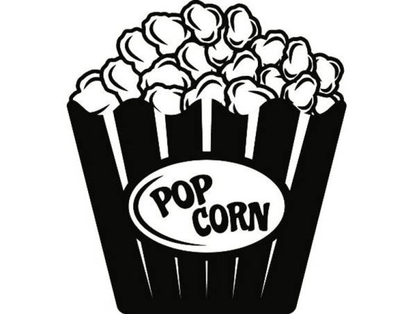 Попкорн силуэт