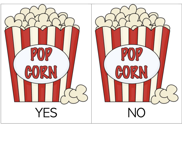 Нарисовать попкорн