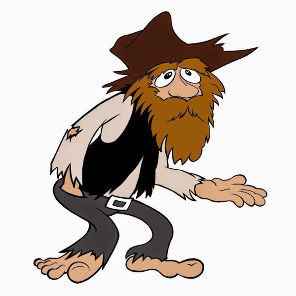 Нарисованный бомж