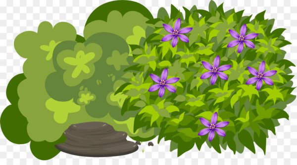 Мультяшный кустарник