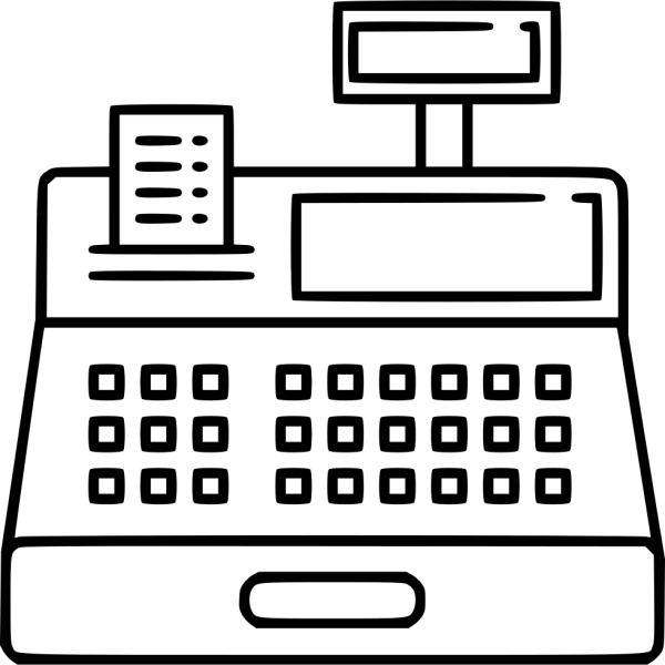 Кассовый аппарат иконка