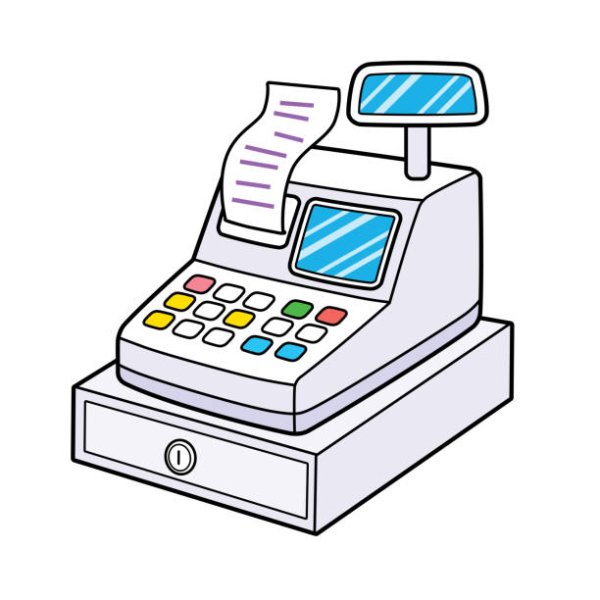 Касса мультяшная