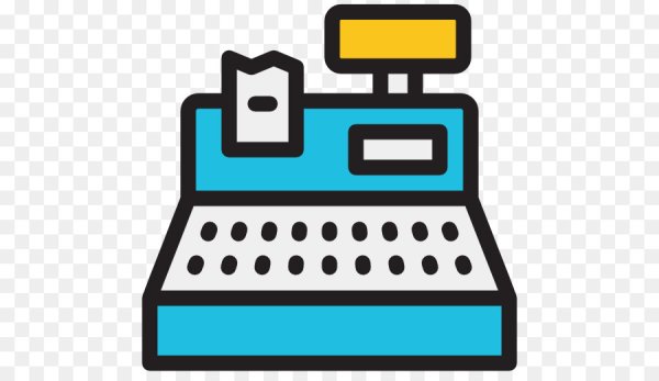 Кассовый аппарат вектор