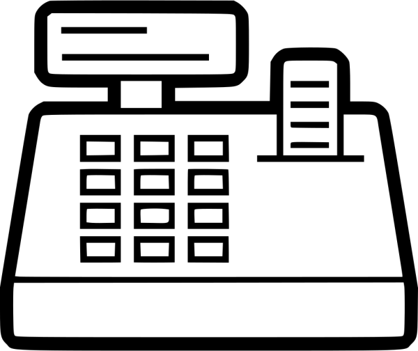 Касса нарисованная