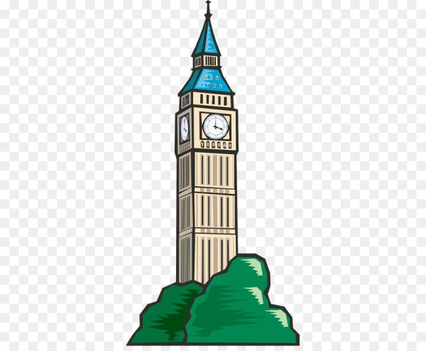 Биг Бен в Лондоне для срисовки