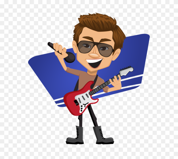 Певец мультяшка