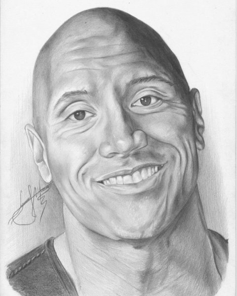 Дуэйн скала Джонсон портрет