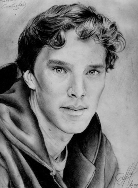 Бенедикт Камбербэтч рисунок