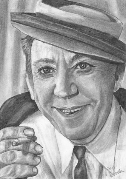 Юрий Никулин портрет