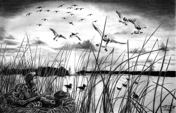 Художник Руслан Смородинов охота