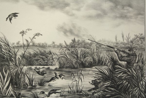 Гравюры на охотничью тему