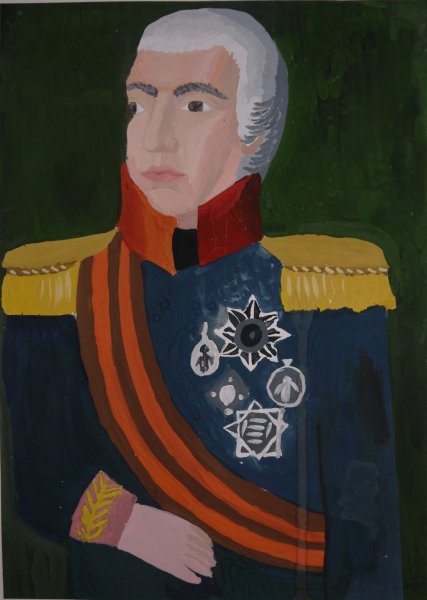 Кутузов Михаил Илларионович карандашом