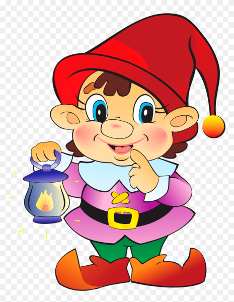 Раскраска Гном весельчак