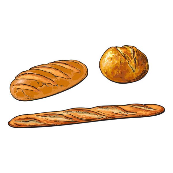 Багет батон вектор