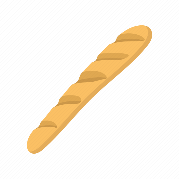 Стилизованный французский багет