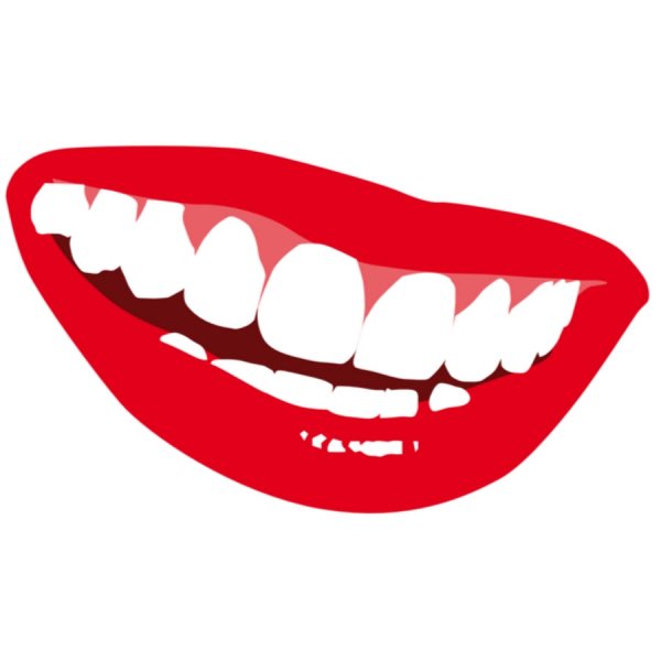 Зуб на прозрачном фоне