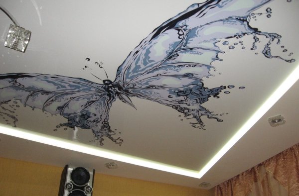 Фотопечать на потолке
