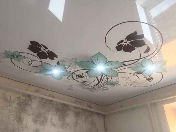 Подвесные потолки с рисунком