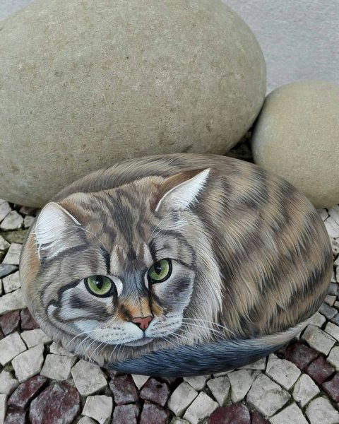 Рисование на камушках для детей