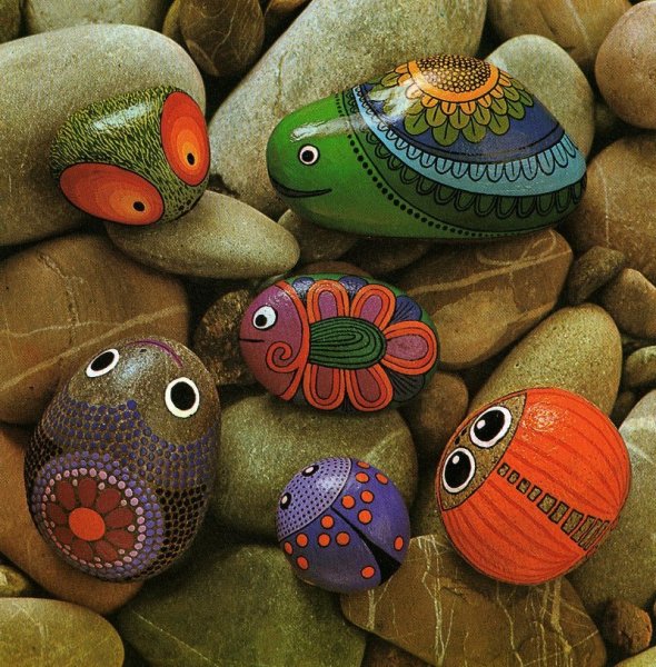 Роспись на камнях