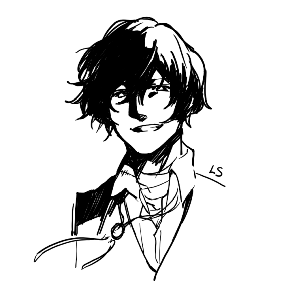 Дадзай Осаму портрет