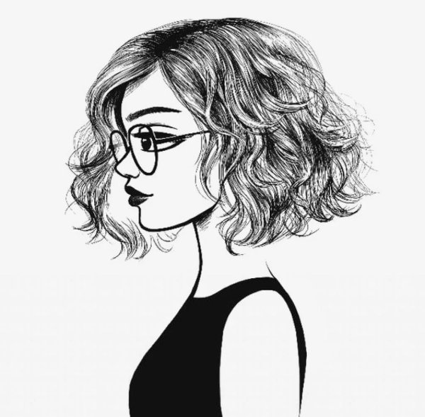 Девушка рисунок