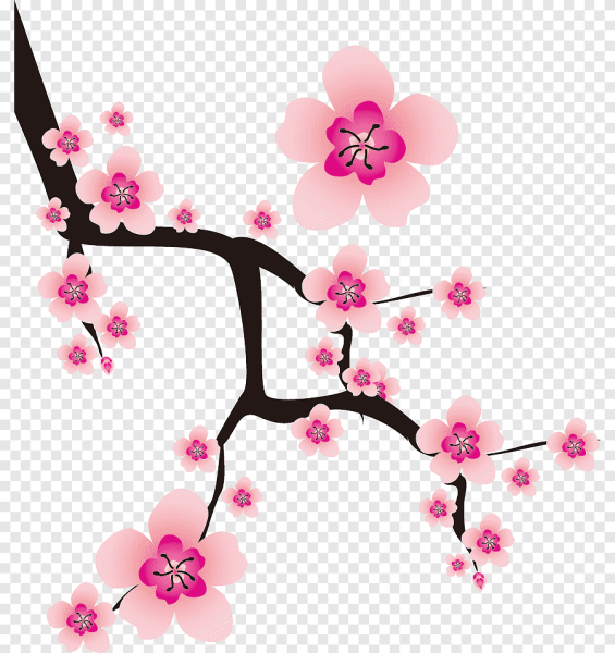 Стилизованная ветка Сакуры