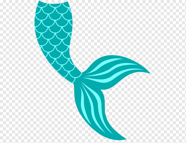 Хвост русалки силуэт