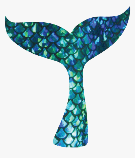 Хвост русалки стикер