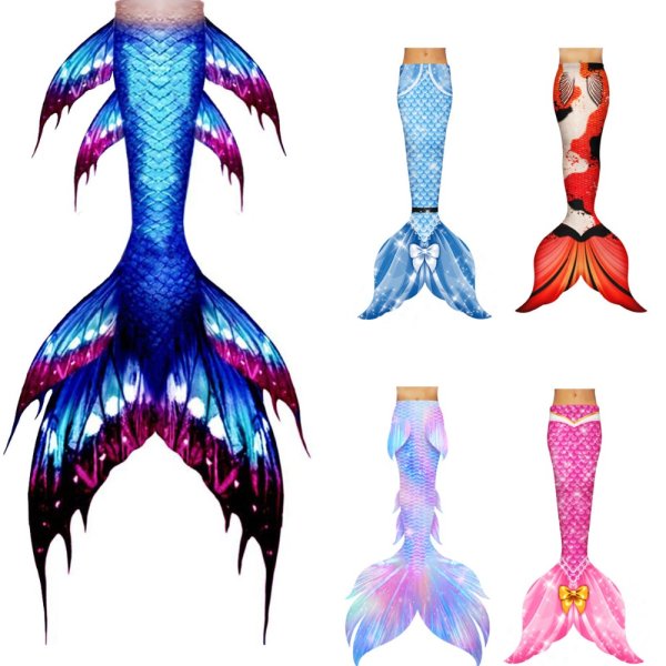 Хвост русалки сбоку