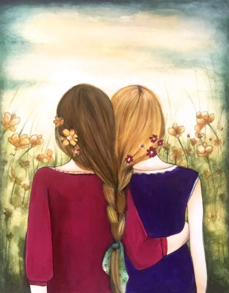 Красивые рисунки для подруги