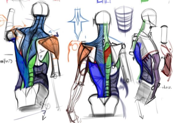 Майкл Хэмптон рисование фигуры