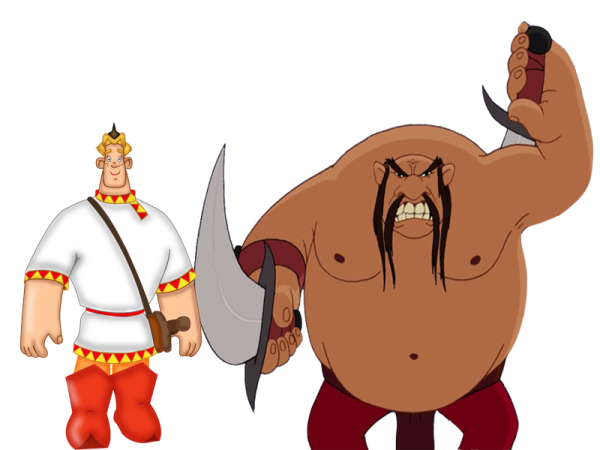 Алёша Попович рисунок