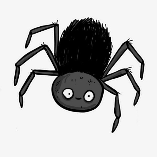 Паучок мультяшный