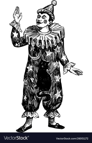 Клоун рисование с детьми