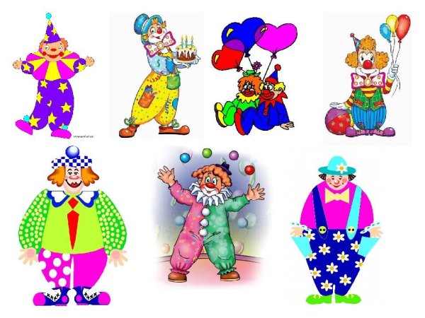 Эскиз костюма клоуна